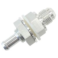 Fuel Cell Bulkhead Fitting -6AN to 3/8" Barb
