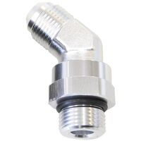 45 ORB Swivel to Male Flare Adapter -8 to -10