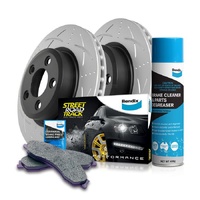 Bendix Brake Package Ford Falcon BF FG XR6T Front Rotors & Pads BR2107 DB1473 SRT