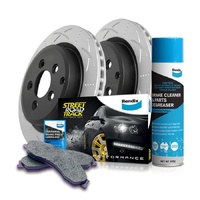 Bendix Brake Package Ford Falcon BF FG XR6T Rear Rotors & Pads BR2108 DB1675 SRT