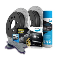 Bendix Brake Package Ford Falcon Standard Caliper Rear Solid Rotors & Pads BR503 DB1376 SRT