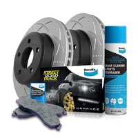 Bendix Brake Package Ford Falcon BA BF FG Front Rotors & Pads BR504 DB1473 SRT