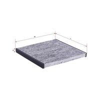 Sakura Carbon Activated Cabin Air Filter CAC-1113