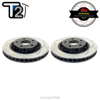 T2 Slotted Front Rotors PAIR (WRX VB MY22+/Forester SK MY18+)