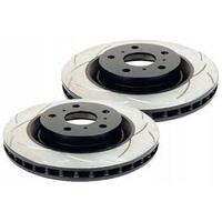 T2 Street Slotted Rear Rotors PAIR (WRX MY94-00 JDM Spec, R180 Diff 290 x 18mm)