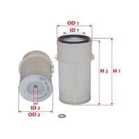Sakura Finned Air Filter