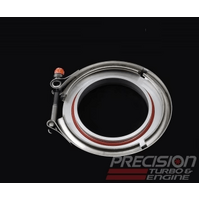 Compressor Cover Discharge Flange and Clamp Set (Mild Steel)