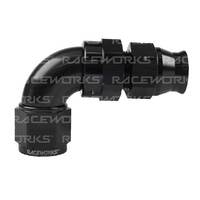 600 Series Hard Line Hose End Fitting - Hard Line To Female AN - 90 Degree