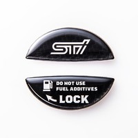 STI Genuine Fuel Cap Sticker - CARBON (Subaru)