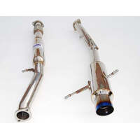 N1 Turbo Back Exhaust w/Titanium Tips (STI MY01-07)