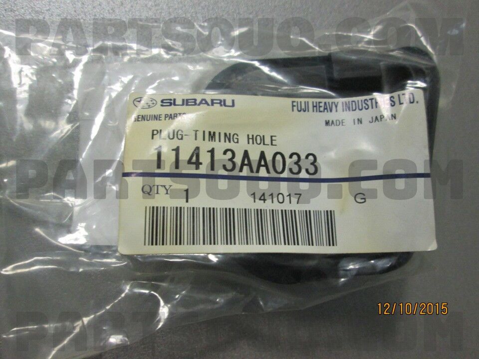 Timing Cover Plug (WRX MY98-14/STI MY01-21/FGT MY98-02/FXT MY03-13)