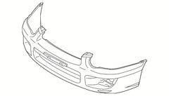 Front Bumper Bar Cover (STI MY03-05)-1