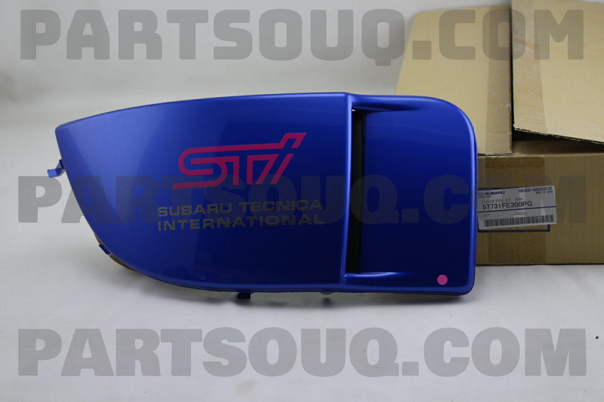 Front Bumper Fog Light Cover RH- WR Blue 02C (WRX/STI MY03-05)