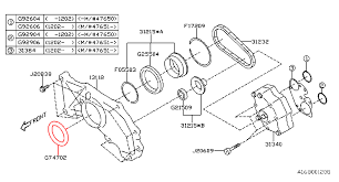 CVT Input Shaft Seal 806747030-1