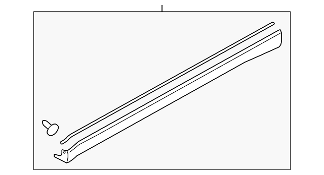 Side Skirt Spoiler LH BLACK (WRX Hatch only MY06-07)-1