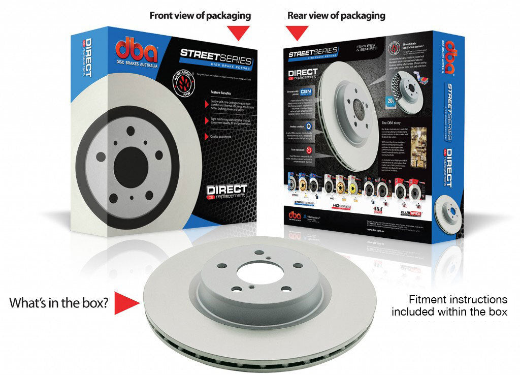 Standard Rear Rotors PAIR (Colt Ralliart MY06+)