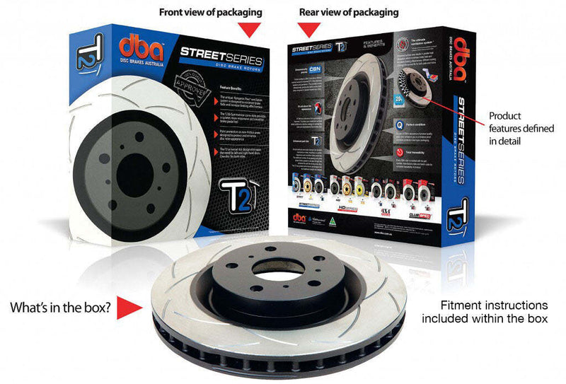T2 Street Slotted Rear Rotors PAIR (STI MY02-07 Brembos)-1