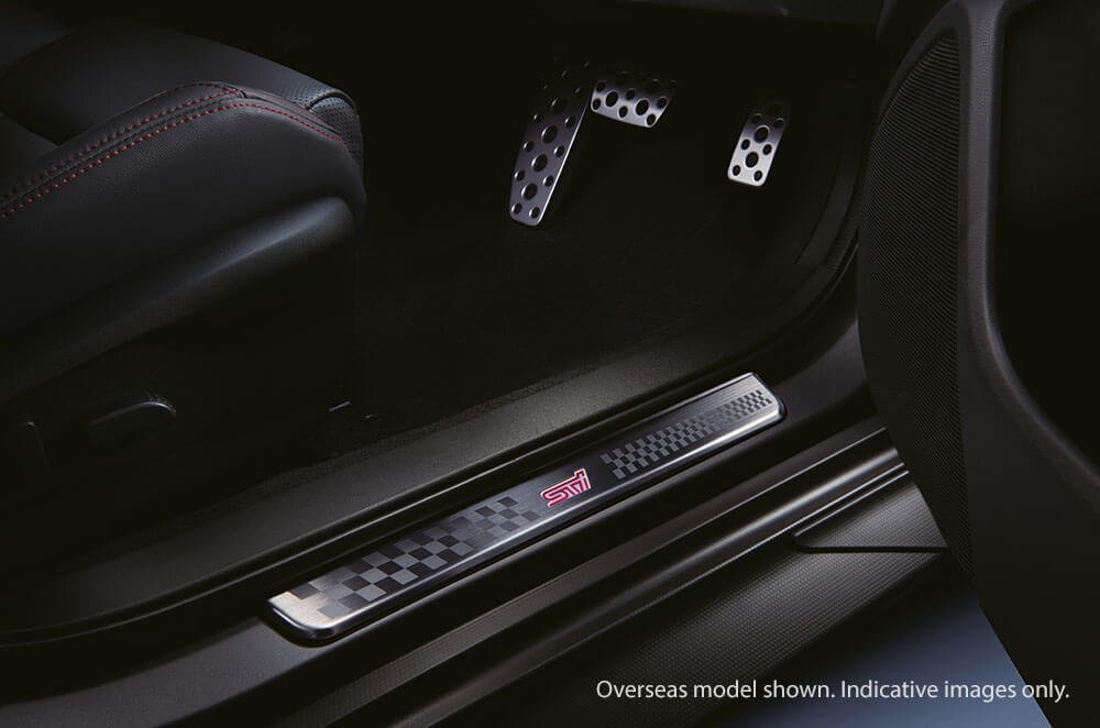 Led Side Sill Plates - STI (TS WRX MY22+)