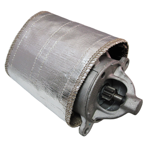 Silver Starter Heat Shield-1