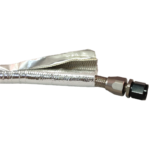 Silver Heat Reflective Sleeve Adhesive (1" x 4')