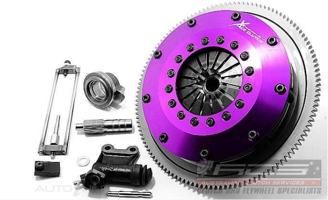 200mm Rigid Ceramic Twin Plate w/ Flywheel 5spd (Evo X)