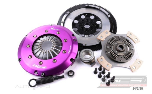 Heavy Duty Upgrade Clutch Kit Inc Flywheel 240mm Ceramic Race - Track Use (WRX MY22+)