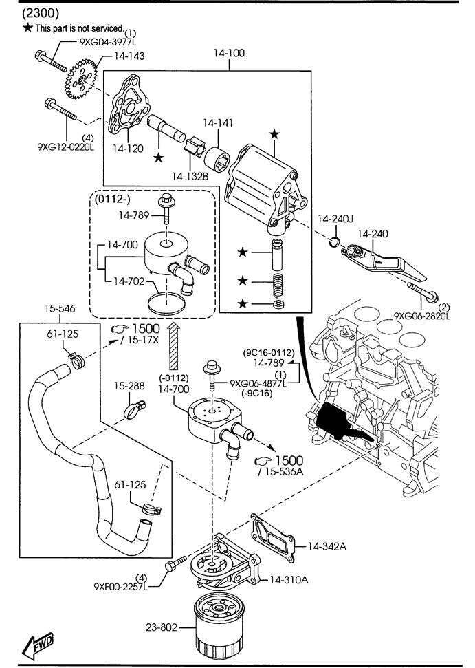 Oil Filter 'Spin-On' Conversion Kit (MPS 2.3L Turbo)-1