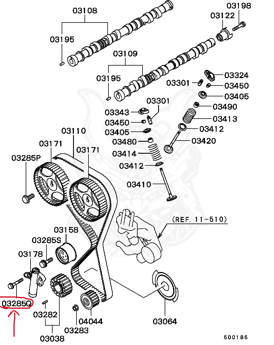 Timing Pulley BOLT ONLY (Evo 4-9)