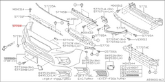 Front Bumper Bar CONVERSION KIT - NO GRILLE NO FOG LIGHT COVERS (WRX Sedan/STI only MY18-20)-1