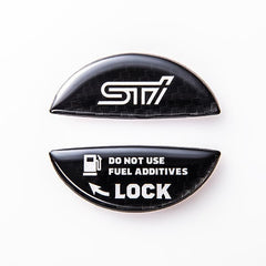 STI Genuine Fuel Cap Sticker - CARBON (Subaru)-1