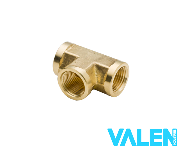 1/8 NPT Brass Female Tee (Universal)-1