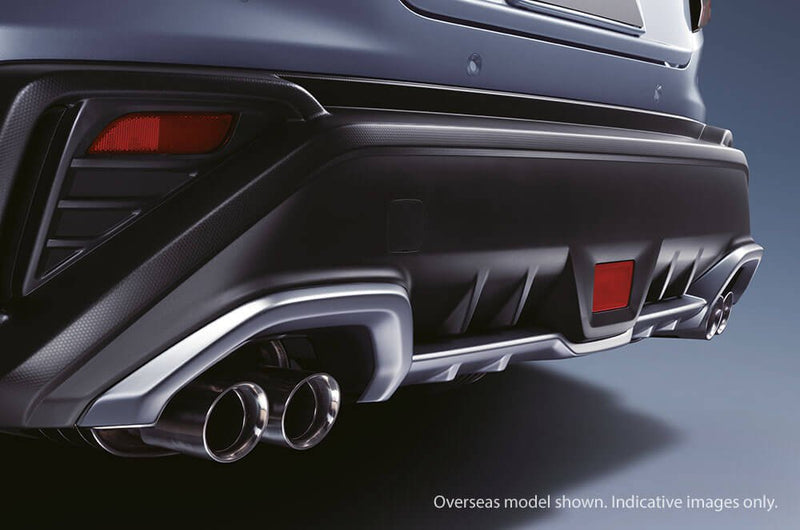 Rear Bumper Skirt - Silver (WRX MY22+)-2
